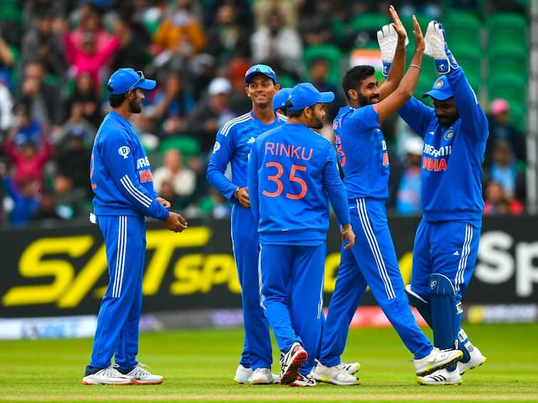 1ST T20I India Won by 2 Run D L Method IND vs IRE 1st T20 1st Innings IND vs IRE 1st T20 1st Innings :  पहिल्या टी20 सामन्यात पावसाचा खोडा, भारताचा आयर्लंडवर दोन धावांनी विजय