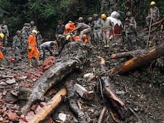 NDRF Teams Continue Search And Rescue Operations In Shimla After Landslides. IN PICS