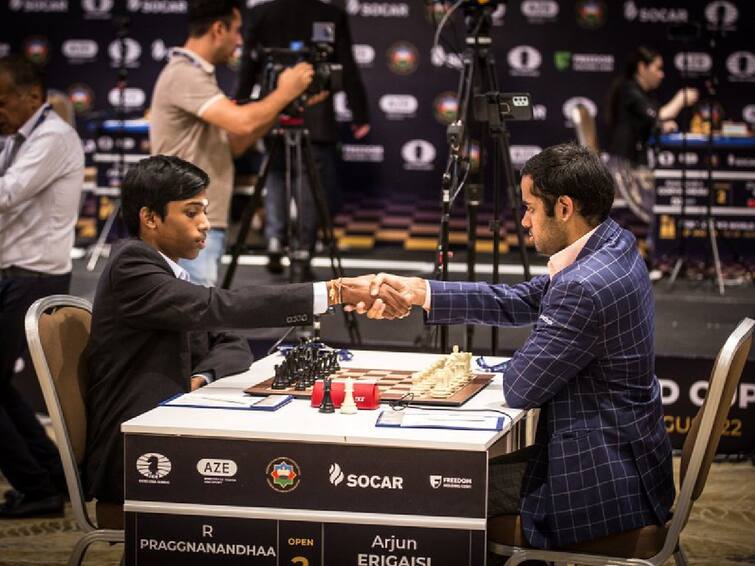 FIDE World Cup 2023 Praggnandhaa  won sudden death quarter final enters World Cup semi-final FIDE World Cup 2023: ”ஆளப்போறான் தமிழன்”..  சடன் டெத் சுற்றில் வென்று அரையிறுதிக்கு முன்னேறிய பிரக்ஞானந்தா..