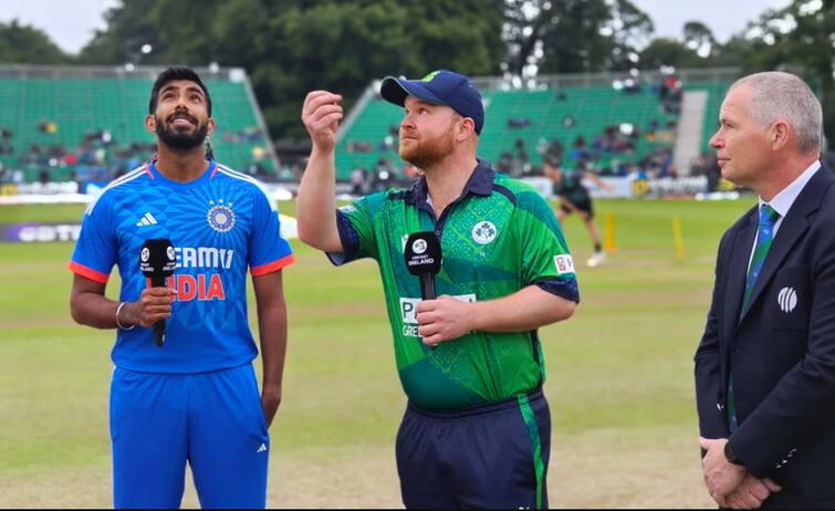 IND Vs IRE 1st T20 India Rinku Singh Prasidh Krishna T20 International debut against Ireland Malahide Cricket Stadium रिंकू, प्रसिद्धचं पदार्पण; नाणेफेक बुमराहने जिंकली, भारताची प्रथम गोलंदाजी