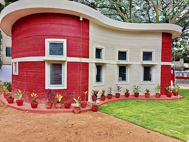 The construction of this post office building was carried out by Larsen & Toubro Limited while IIT Madras provided technical guidance. (Source: ANI)