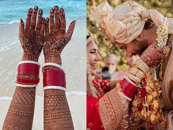 हरियाली तीज आ गई है, ऐसे में मेहंदी का क्रेज महिलाओं के सिर चढ़ कर बोलेगा. इंस्पाइरिंग मेहंदी डिजाइन ढूंढ रहे हैं तो कैटरीना कैफ के इस मेहंदी डिजाइन पर एक नजर  जरूर मारिएगा.