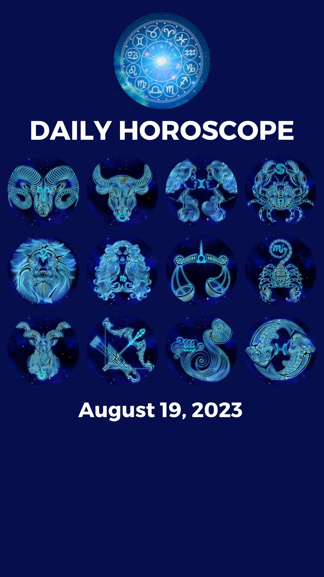 Daily Horoscope Aug 19 Predictions For All 12 Zodiac Signs