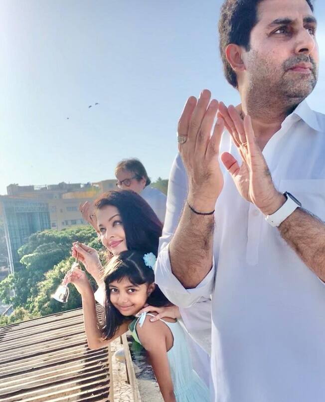 लॉकडाउन के समय में भी पूरा बच्चन परिवार एक साथ उस मुश्किल घड़ी में समय बिता रहा था.