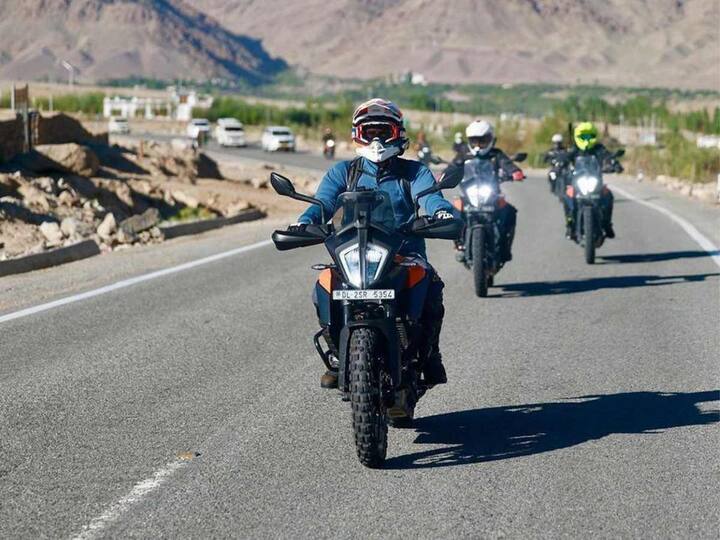 The Congress leader arrived in Leh on Thursday on a two-day trip to Leh Ladakh. However, his tour has been extended till August 25. (Source: Instagram/@incindia)