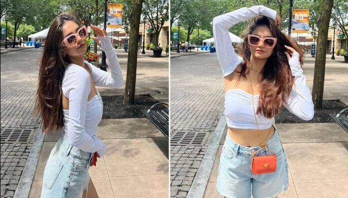 Anushka Sen Pics: ਟੀਵੀ ਅਦਾਕਾਰਾ ਅਨੁਸ਼ਕਾ ਸੇਨ ਹਰ ਰੋਜ਼ ਆਪਣੇ ਪ੍ਰਸ਼ੰਸਕਾਂ ਨਾਲ ਆਪਣੇ ਨਵੇਂ ਲੁੱਕ ਸ਼ੇਅਰ ਕਰਦੀ ਰਹਿੰਦੀ ਹੈ। ਉਹ ਹਰ ਵਾਰ ਆਪਣੇ ਬੋਲਡ ਅੰਦਾਜ਼ ਨਾਲ ਇੰਟਰਨੈੱਟ ਨੂੰ ਗਰਮ ਕਰ ਦਿੰਦੀ ਹੈ।