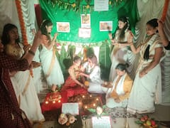 Amravati News: अमरावतीत  हनुमान व्यायाम प्रसारक मंडळात जिवंत देखाव्यांचं प्रदर्शन, भारतीय संस्कृती, परंपरा देखाव्यातून सादर