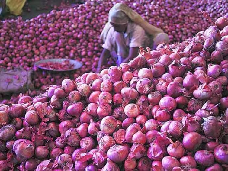 Nashik Latest News 40 percent export duty on onion by central government, farmers in financial crisis again Maharashtra News Nashik Onion Issue : दोन पैसे मिळत असताना, केंद्राची आडकाठी, निर्यात शुल्कावरून नाशिकमध्ये शेतकरी आक्रमक, दादा भुसे म्हणाले...