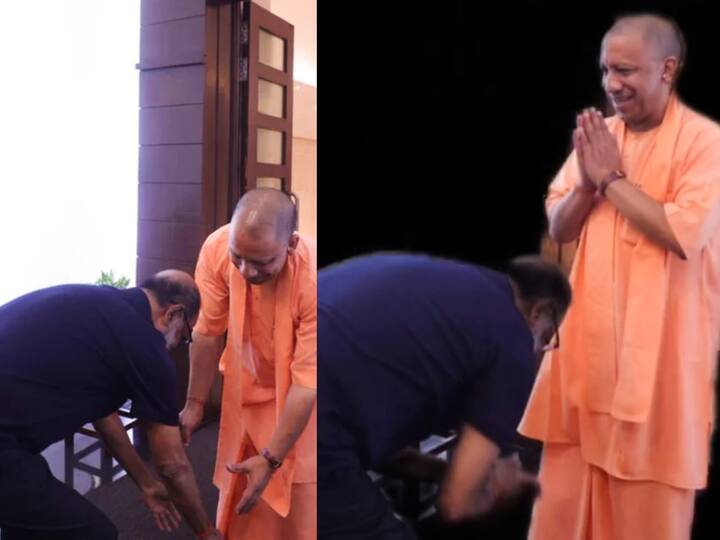 Actor Rajinikanth Trolled For Touching UP CM Yogi Adityanath Feet Lucknow Jailer Movie Rajinikanth Troll: 