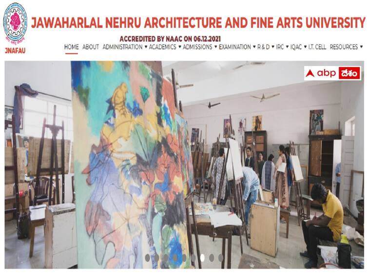 Jawaharlal Nehru Architecture Fine Arts University, Hyderabad introdeuced New Masters Course from this year JNAFAU: జేఎన్‌ఏఎఫ్‌ఏయూలో కొత్త పీజీ కోర్సు అందుబాటులోకి, ఈ ఏడాది నుంచే ప్రవేశాలు