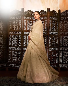 Bhumi Pednekar Stuns In Regal Look As She Dons A White Lehenga