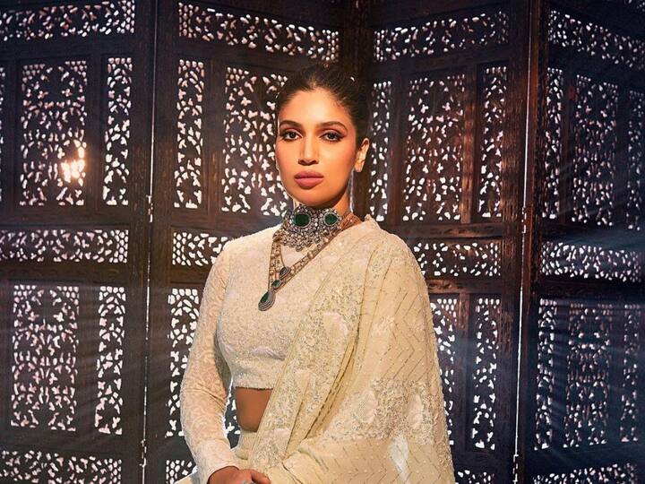 In her most recent Instagram photos, Bhumi Pednekar dazzles in a gorgeous lehenga ensemble embellished with stunning handwork.