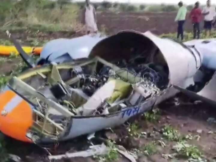 DRDO TAPAS Unmanned Aerial Vehicle crashes in Karnataka Village fields says report खेतों में दुर्घटनाग्रस्त हुआ DRDO का तपस मानव रहित विमान, दूर जाकर गिरे पुर्जे