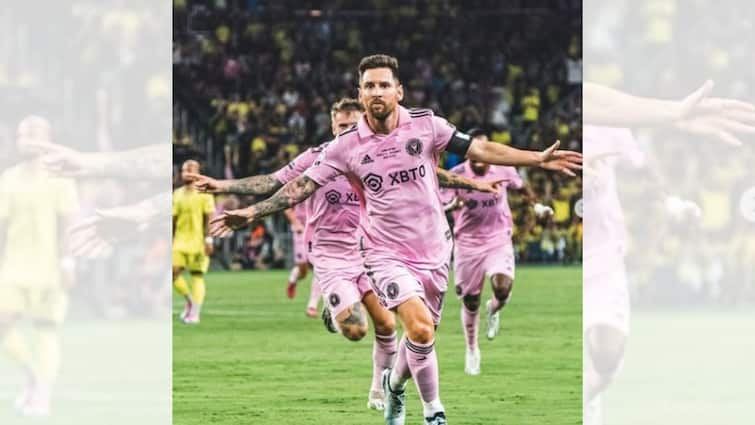 Messi scores as Inter Miami wins Leagues Cup, 44th trophy for Messi Lionel Messi: মেসির গোলে লিগস কাপ জয় ইন্টার মায়ামির, কেরিয়ারের ৪৪ তম ট্রফি জিতলেন আর্জেন্তাইন সুপারস্টার