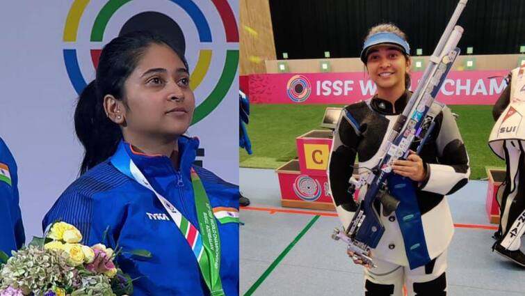 with wins bronze in 10m Air Rifle at world Championship, Mehuli Ghosh secures Paris Olympic Quota Mehuli Ghosh: বাইশ বছর বয়সেই আন্তর্জাতিক মঞ্চে দুটো সোনা জয়, শ্যুটিংয়ে বাংলাকে পথ দেখাচ্ছেন মেহুলিই