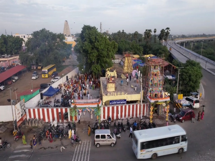 காஞ்சி பொன்னேரி அம்மன் ஆலய கும்பாபிஷேக விழாவில் குவிந்த பக்தர்கள்