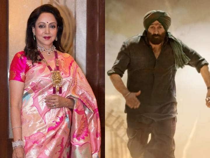 Hema Malini watched Gadar 2 praised Sunny Deol Utkarsh Sharma Anil Sharma said message for India and Pakistan हेमा मालिनी ने देखी सौतेले बेटे की फिल्म गदर 2, सनी देओल को बताया शानदार, कहा- 'भारत और पाकिस्तान के लिए...'