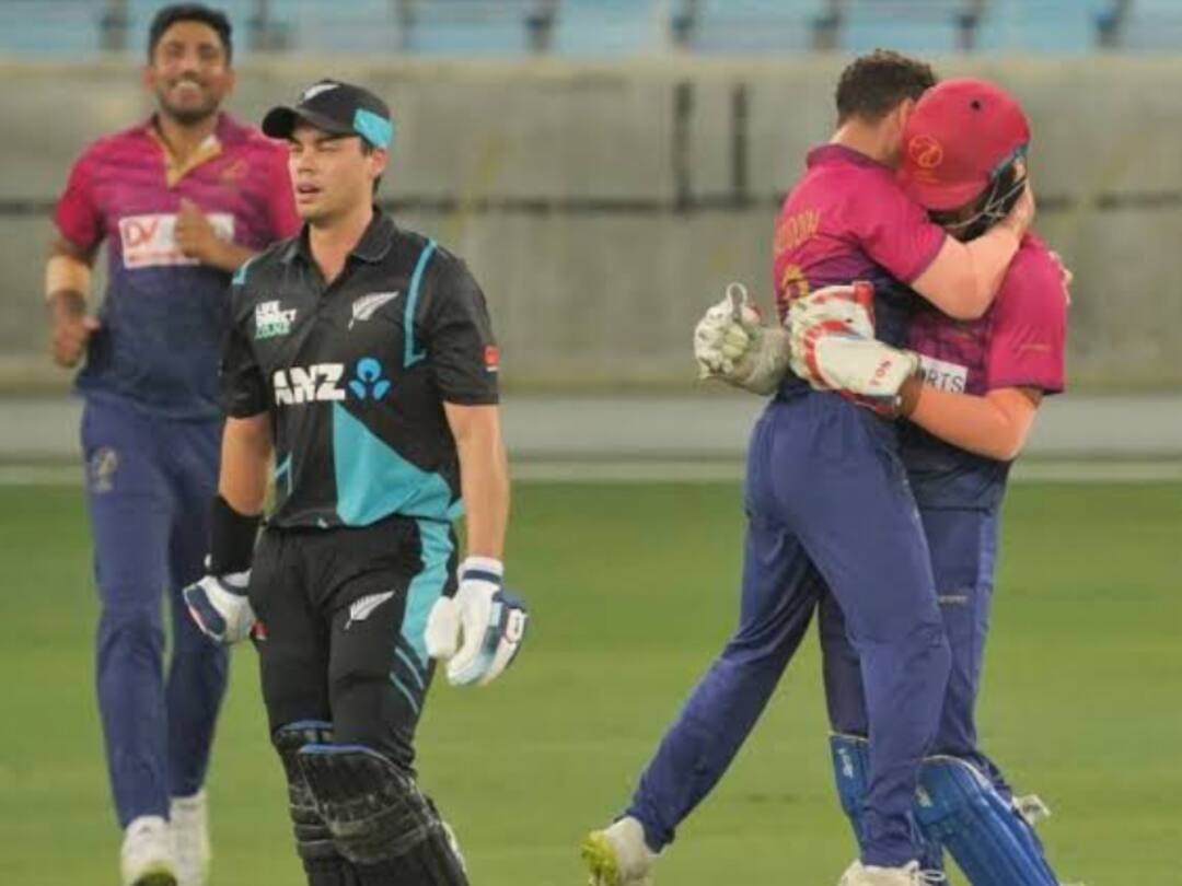 NZ vs UAE T20: சர்வதேச கிரிக்கெட் வரலாற்றில் நியூசி. அணியை முதன் முறையாக தோற்கடித்த UAE… சமனான தொடரில் கடைசி டி20 போட்டி இன்று!