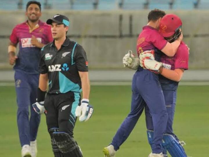 NZ vs UAE T20 Historic Win UAE Defeated New Zealand for First Time in International Cricket T20I Series 1-1 NZ vs UAE T20: சர்வதேச கிரிக்கெட் வரலாற்றில் நியூசி. அணியை முதன் முறையாக தோற்கடித்த UAE… சமனான தொடரில் கடைசி டி20 போட்டி இன்று!