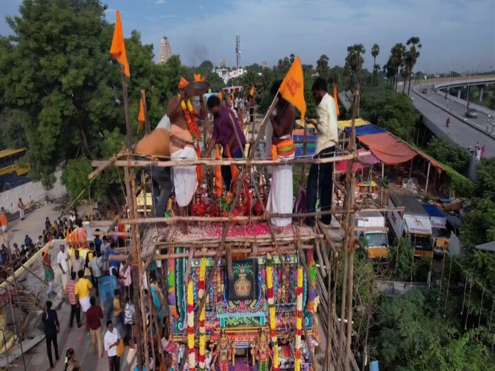 காஞ்சி பொன்னேரி அம்மன் ஆலய கும்பாபிஷேக விழாவில் குவிந்த பக்தர்கள்