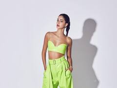 Ananya Panday Dons Green Co-ord Set And Professes Her Love For Neon Colours