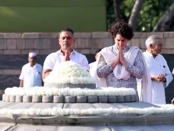 Rajiv Gandhi birth anniversary Priyanka Gandhi tweet a song and get emotional remembering father Rajiv Gandhi Birth Anniversary: પિતા રાજીવ ગાંધીને યાદ કરતા પ્રિયંકા થઇ ભાવુક, શેર કર્યો આ વીડિયો, કહ્યું, મારી આંખમાં આસું.....
