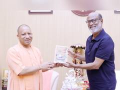 रजनीकांत यांनी योगी आदित्यनाथ यांची भेट घेतली; व्हिडीओ व्हायरल