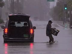 Vehicles Submerged, Normal Life Disrupted As Storm Hilary Hits California — In Pics