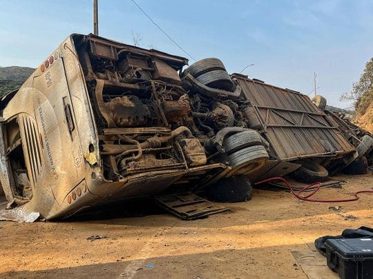 A painful road accident in Brazil, 7 people died during the incident Brazil : ਬ੍ਰਾਜ਼ੀਲ 'ਚ ਹੋਇਆ ਦਰਦਨਾਕ ਸੜਕ ਹਾਦਸਾ, ਘਟਨਾ ਦੌਰਾਨ 7 ਲੋਕਾਂ ਦੀ ਮੌਤ