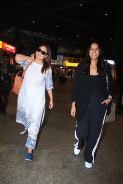 Kareena Kapoor Khan And Neha Dhupia Slay Airport Look In Comfy Clothes