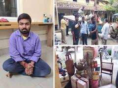 PHOTOS: यूट्यूबर मनीष कश्यप के घर हुई थी कुर्की, तस्वीरों में देखिए अब कैसे पहुंचाया गया सारा सामान