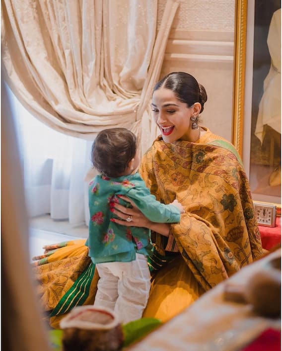 Sonam Kapoor And Anand Ahuja Celebrated Their Son Vayu's First Birthday; See Pics