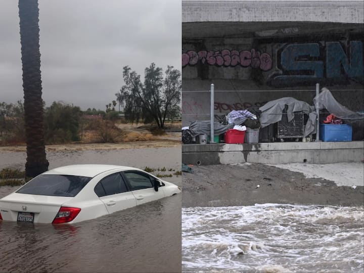 Cyclone Hilary ripped through California after it pummeled Mexico. Several streets and roads were inundated while some were swept away. (Photo: Getty)