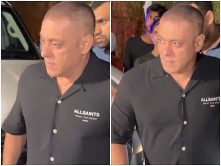 Salman Khan video viral in New Bald Look Fans reacted its for tere naam 2 Watch: सलमान खान की न्यू बाल्ड लुक में Video हुई वायरल,  फैंस बोले- 'तेरे नाम 2 की हो रही तैयारी'
