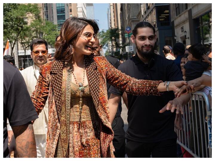 Actress Samantha Ruth Prabhu has shared a heartfelt note from the Independence Day Parade In New York and revealed that  she started her career when she shot for her first film at The Big Apple.