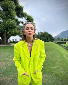 Rakul Preet Singh Dazzles In Shades Of Green