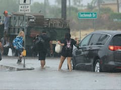 Vehicles Submerged, Normal Life Disrupted As Storm Hilary Hits California — In Pics