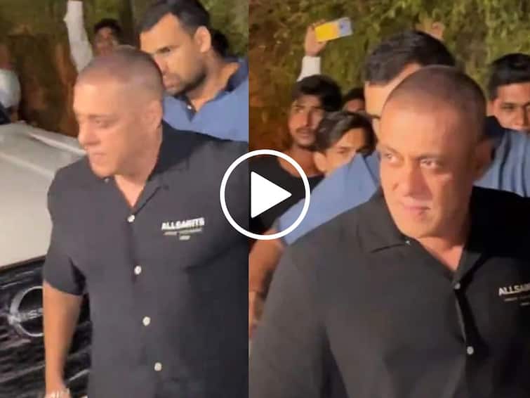 Salman Khan bollywood actor salman khan new Bald Look viral on social media fans reacted its for tere naam 2 know salman khan latest update entertainment tiger 3 Salman Khan : सलमान खानचा गजनी लूक व्हायरल; कोण म्हणतंय 'भाई का जलवा' तर कोण म्हणतंय 'तेरे नाम 2'च्या तयारीला सुरुवात