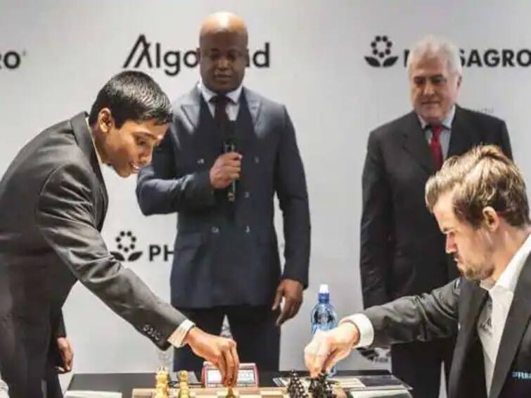 FIDE World Cup: indian grandmaster Praggnanandhaa meet Carlsen in final today FIDE World Cup:  உலக கோப்பை செஸ் போட்டியில் மகுடம் யாருக்கு? இறுதிப்போட்டியில் இன்று கார்ல்சென்னை எதிர்கொள்ளும் பிரக்ஞானந்தா!
