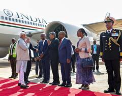 BRICS Summit 2023:ঘন ঘন 'বন্দে মাতরম', জোহানেসবার্গের হোটেলে দুরন্ত অভ্যর্থনা প্রধানমন্ত্রী মোদিকে