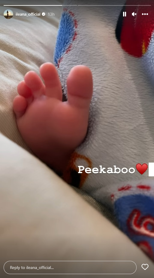 Ileana D'cruz ने दिखाई बेटे कोआ फिनिक्स की हल्की सी झलक! क्यूट फोटो शेयर कर लिखा- 'Peekaboo