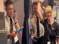 Pilot Makes Special Announcement For His Flight Attendant Mother, Heartwarming Video Goes Viral