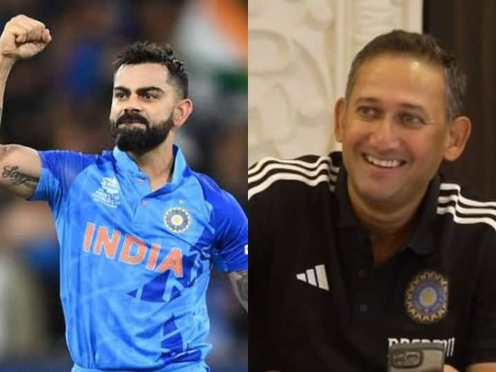 Asia Cup 2023 reporter asked if there any plan against Haris Rauf and Shaeen Afridi Ajit Agarkar gave interesting reply Virat Kohli Asia Cup 2023: हारिस और शाहीन के खिलाफ प्लान पर अजीत अगरकर का दिलचस्प जवाब, बोले- विराट कोहली उनका... 