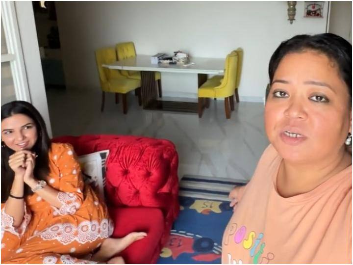 Jasmine Bhasin gave a hint On Comedian Bharti Singh second Time Pregnancy after son golla Watch: क्या कॉमेडियन भारती सिंह सेकंड टाइम हैं प्रेग्नेंट? एक्ट्रेस जैस्मिन भसीन ने दिया हिंट!