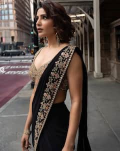 Samantha in New York : தினம் ஒரு இன்ஸ்டா பதிவு... நியூ யார்க் நகரில் சேலைக்கட்டிய சமந்தாவின் சூப்பர் க்ளிக்ஸ்!