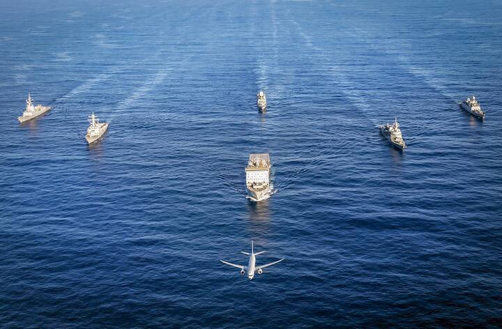 इंडो-पॅसिफिक (Indo-Pacific) प्रदेशातील चीनची दादागिरी संपुष्टात आणण्यासाठी भारत-अमेरिका-जपान-ऑस्ट्रेलिया हे चार देश एकत्र आले आहेत. (PTI Photo)