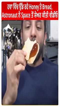 ਹਵਾ ਵਿੱਚ ਉੱਡ ਰਹੇ Honey ਤੇ Bread, Astronaut ਨੇ Space ਤੋਂ Share ਕੀਤੀ Video