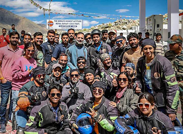 Rahul Gandhi Ladakh visit  : काँग्रेसेचे नेते राहुल गांधी हे 25 ऑगस्टपर्यंत लडाखच्या दौऱ्यावर आहेत.