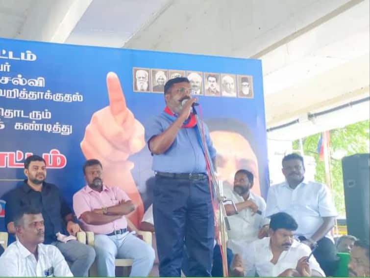 Tirunelveli, Thoothukudi Should Be Declared Caste Atrocity Prone Districts: MP Thirumavalavan To TN Govt Tirunelveli, Thoothukudi Should Be Declared Caste Atrocity Prone Districts: MP Thiruma To TN Govt