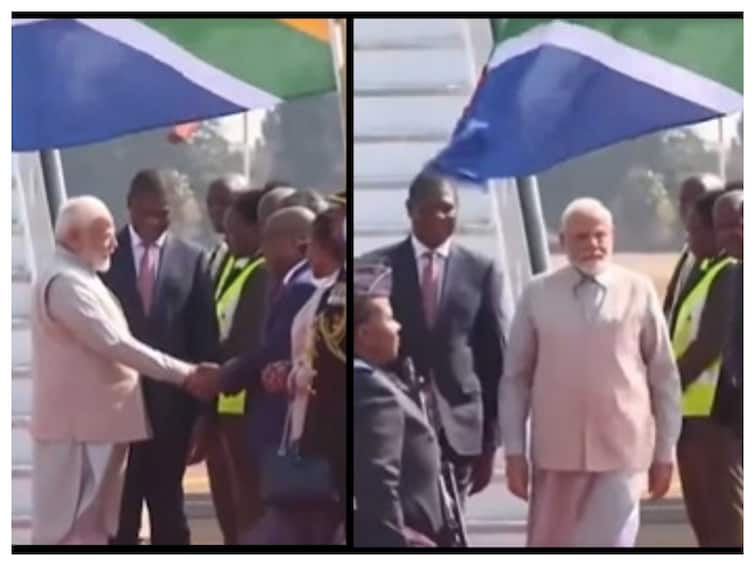 WATCH: PM Modi Receives Ceremonial Welcome In South Africa Ahead Of BRICS Summit